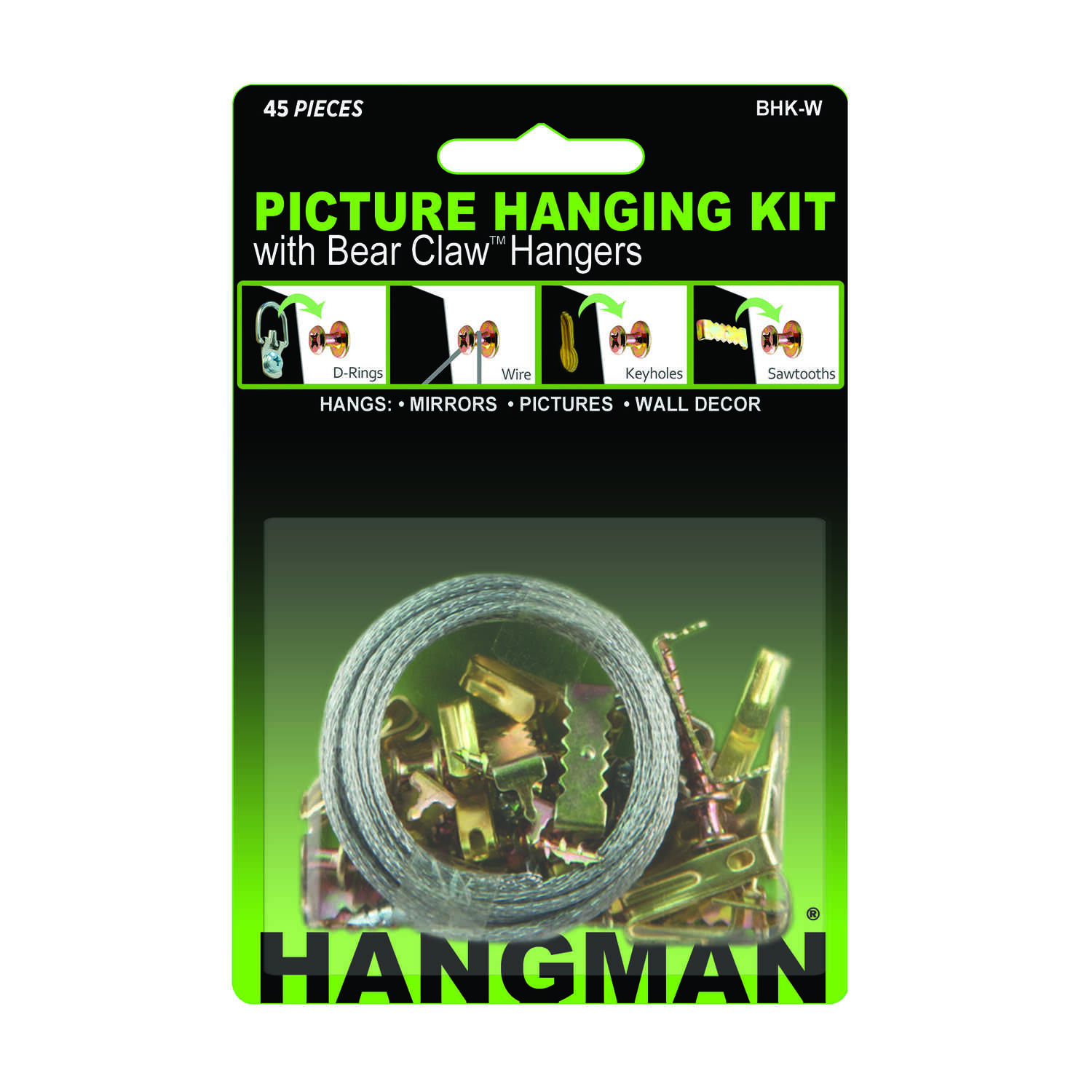 Hangman Hanger 100 lb. Picture Hanging Kit 45 pc. Ace