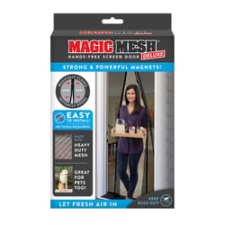 Magic Mesh Magnetic Hands-Free Screen Door  Black 83 in. H x 75 in. W -  Ace Hardware - Ace Hardware