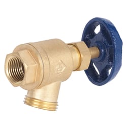 Homewerks 1 in. FIP X 3/4 in. MHT Brass Garden Valve