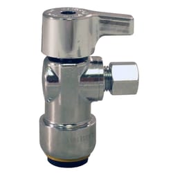 Apollo Tectite 1/2 in. PTC in to X 1/4 in. Compression Brass Angle Stop Valve