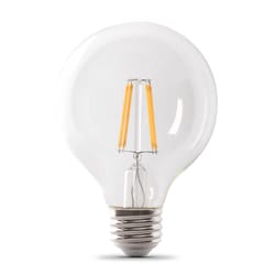Feit G25 E26 (Medium) Filament LED Bulb Soft White 100 Watt Equivalence 1 pk