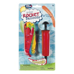 Toysmith Playground Classics 20 Rocket Balloons Set Assorted 21 pc