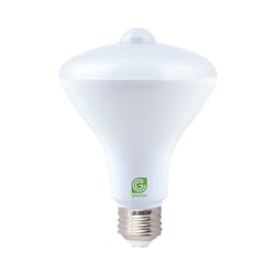 Greenlite BR30 E26 (Medium) LED Motion Activated Bulb Bright White 65 Watt Equivalence 1 pk