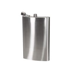 Stansport 64 oz Silver Stainless Steel Flask