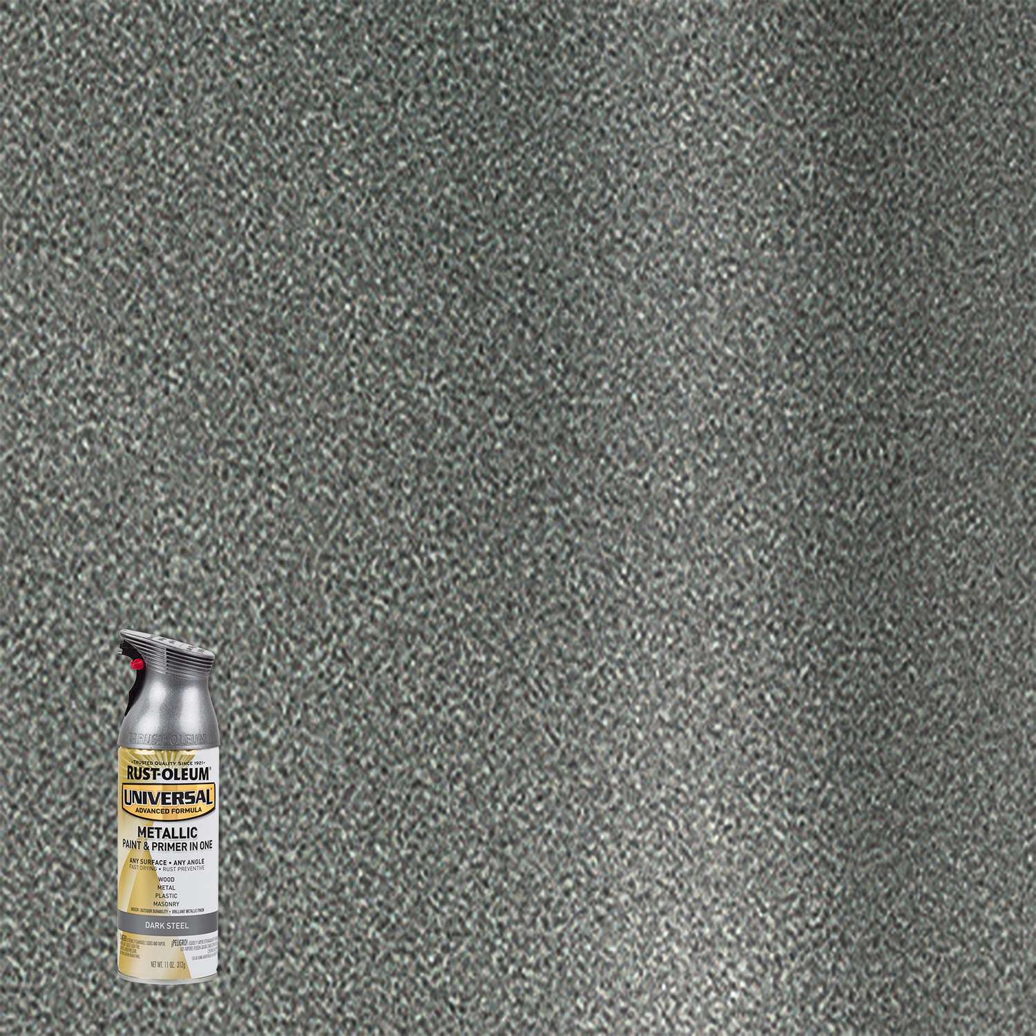 Rust-Oleum Universal Dark Steel Metallic Spray Paint 11 oz - Ace Hardware