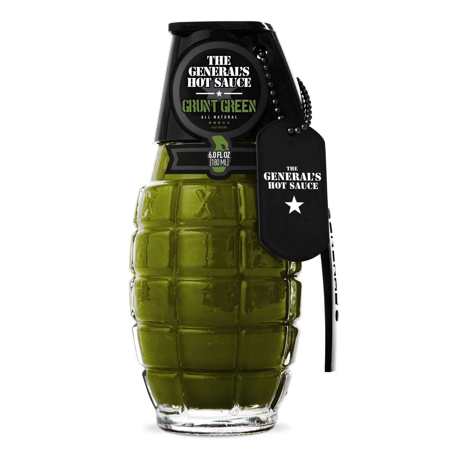 The General's Hot Sauce Grunt Green Sauce 6 oz Ace Hardware