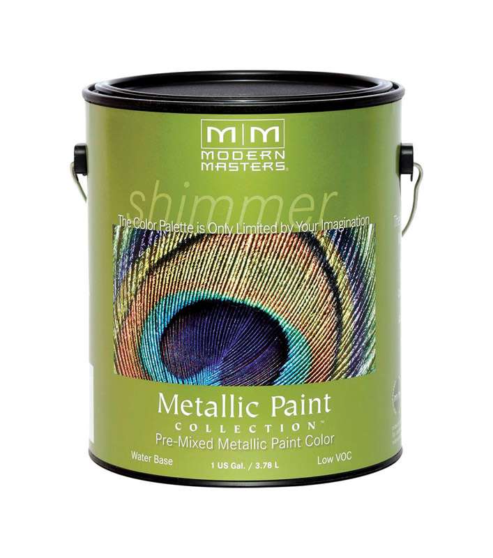 Modern Masters Shimmer Metallic Pearl White Water-Based One Step Paint ...