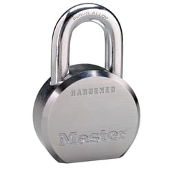 Master Lock ProSeries 2-5/32 in. H X 2-1/2 in. W X 1-3/32 in. L Steel 5-Pin Cylinder Re-Keyable Padl