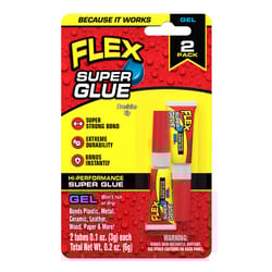 Flex Seal Family of Products Flex Super Glue High Strength Clear Super Glue 2 pk