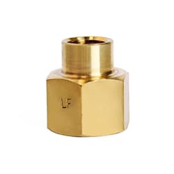 ATC 1/2 in. FPT 1/4 in. D FPT Brass Reducing Coupling