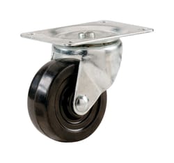 Shepherd Hardware 4 in. D Swivel Soft Rubber Caster 225 lb 1 pk