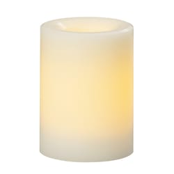 Sterno Home Cream Unscented Scent Pillar Candle