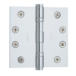 Baldwin Estate 4 in. L Polished Chrome Door Hinge 1 pk