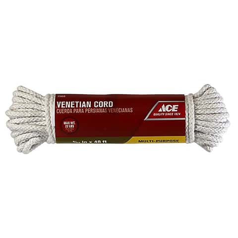 Ace 9/64 in. D X 48 ft. L Natural Braided Cotton Cord - Ace Hardware