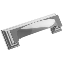 Amerock Appoint Traditional Rectangle Cabinet Pull 3 in. Polished Chrome 1 pk