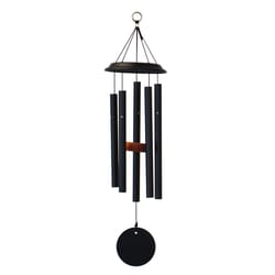 Shenandoah Melodies Black Aluminum 26 in. Wind Chime