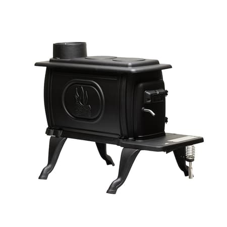 US Stove Log Wood EPA Certified 900 sq ft Vintage Wood Burning