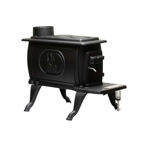 Cast Iron Vintage Mini Box Stove, 10 Inch 