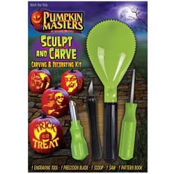 Pumpkin Masters Sculpt and Carve Carving & Decorating Kit 1 pk