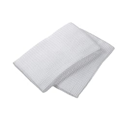 Mu Kitchen White Microfilament Fabric Waffle Weave Dish Towel 2 pk