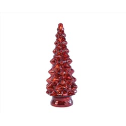 Lumineo LED Red Lighting Christmas Tree 13 in.