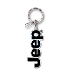 Plasticolor Jeep Black/Silver Keychain 1 pk