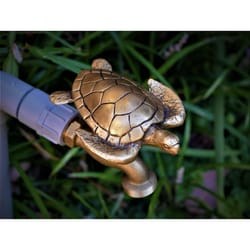 Festive Faucets Sea Turtle Antique Outdoor Faucet Handle