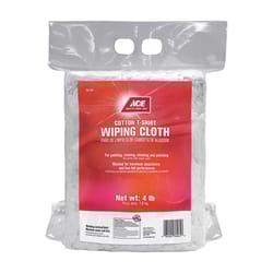 Ace Cotton Knit Wiping Rags 4 lb 1 pk