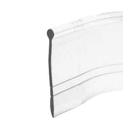 Prime-Line 1.1 in. H X 3/32 in. W Clear Frameless Shower Door Bottom Seal