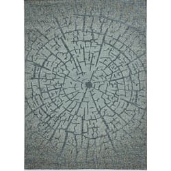 Linon Home Decor 9.5 ft. W X 6.5 ft. L Gray Polypropylene Rug