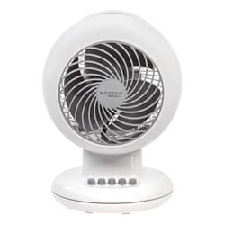 IRIS Woozoo 11.93 in. H 3 speed Oscillating Air Circulator Fan