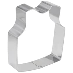 R&M International Corp International Corp 3 in. W X 4 in. L Jersey Cookie Cutter Silver 1 pc