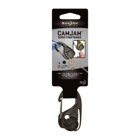 Nite Ize CamJam 2 in. L Black Twisted Plastic Tie-Down Rope Nite Ize CamJam 2 in. L Black Twisted Plastic Tie-Down Rope
