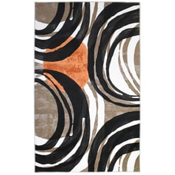 Homefires 36 in. W X 60 in. L Multi-Color Makeba Polyester Accent Rug