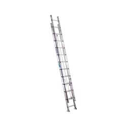 Werner 24 ft. H Aluminum Extension Ladder Type II 225 lb. capacity