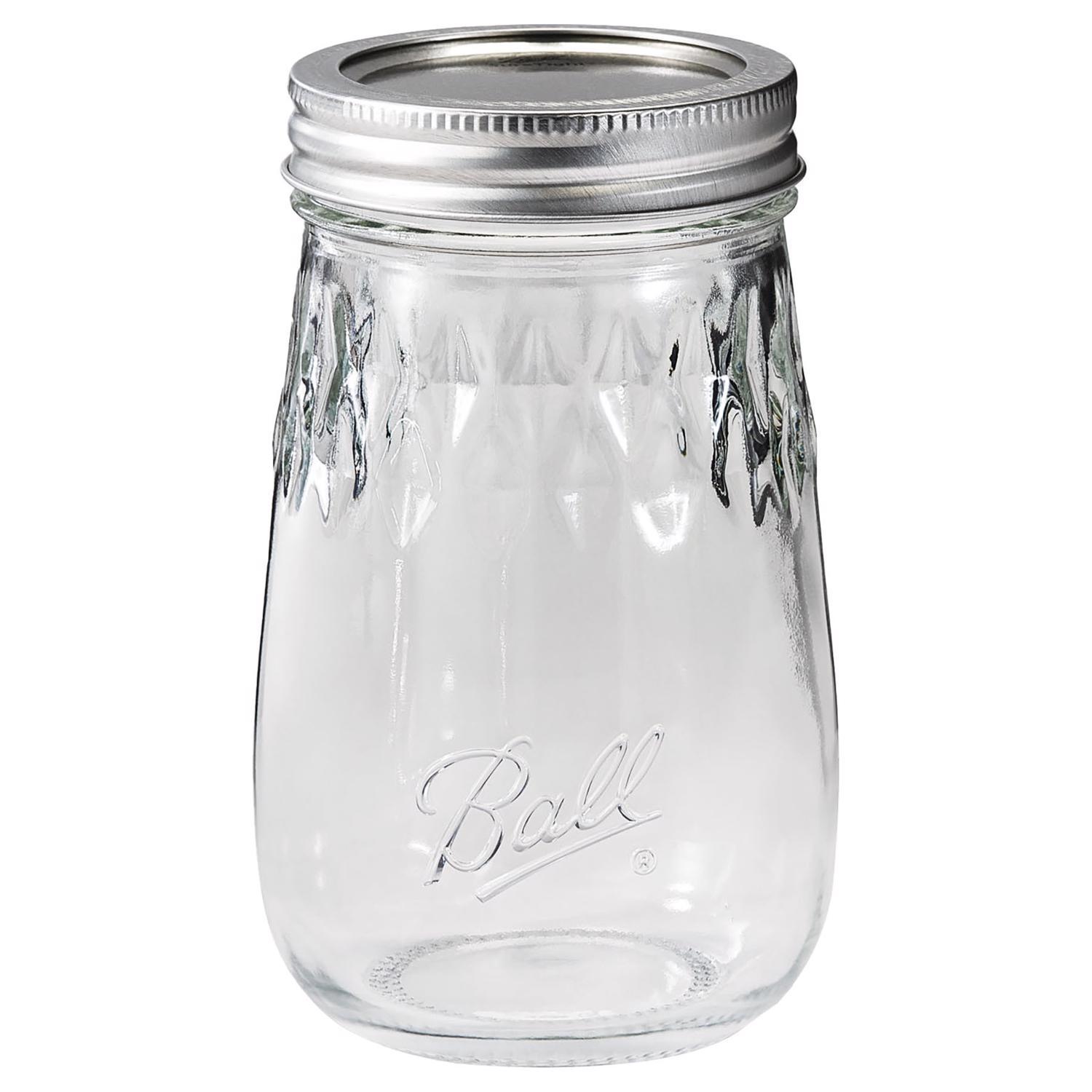 ◆jar◆ 16 oz Clear Glass Straight Sided Jars (Bulk)