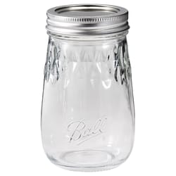 Amber Glass Wide Mouth Mason Jars (16 oz/Pint) With Airtight lids and Bands  [4 Pack] Amber Canning Jars - Microwave & Dishwasher Safe. Bundled With  SEWANTA Jar …