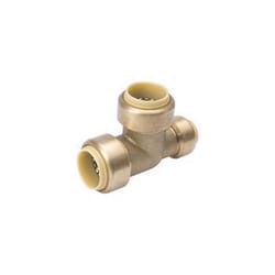 B&K Proline Push to Connect 3/4 in. PTC X 3/4 in. D PTC Brass Reducing Tee