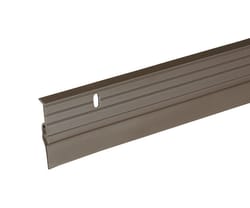 Frost King 36 in. L Brown Aluminum/Vinyl Door Sweep 1 pk