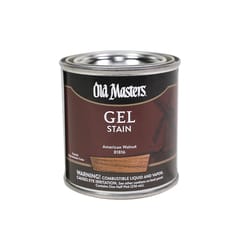 Old Masters Semi-Transparent American Walnut Oil-Based Alkyd Gel Stain 1/2 pt