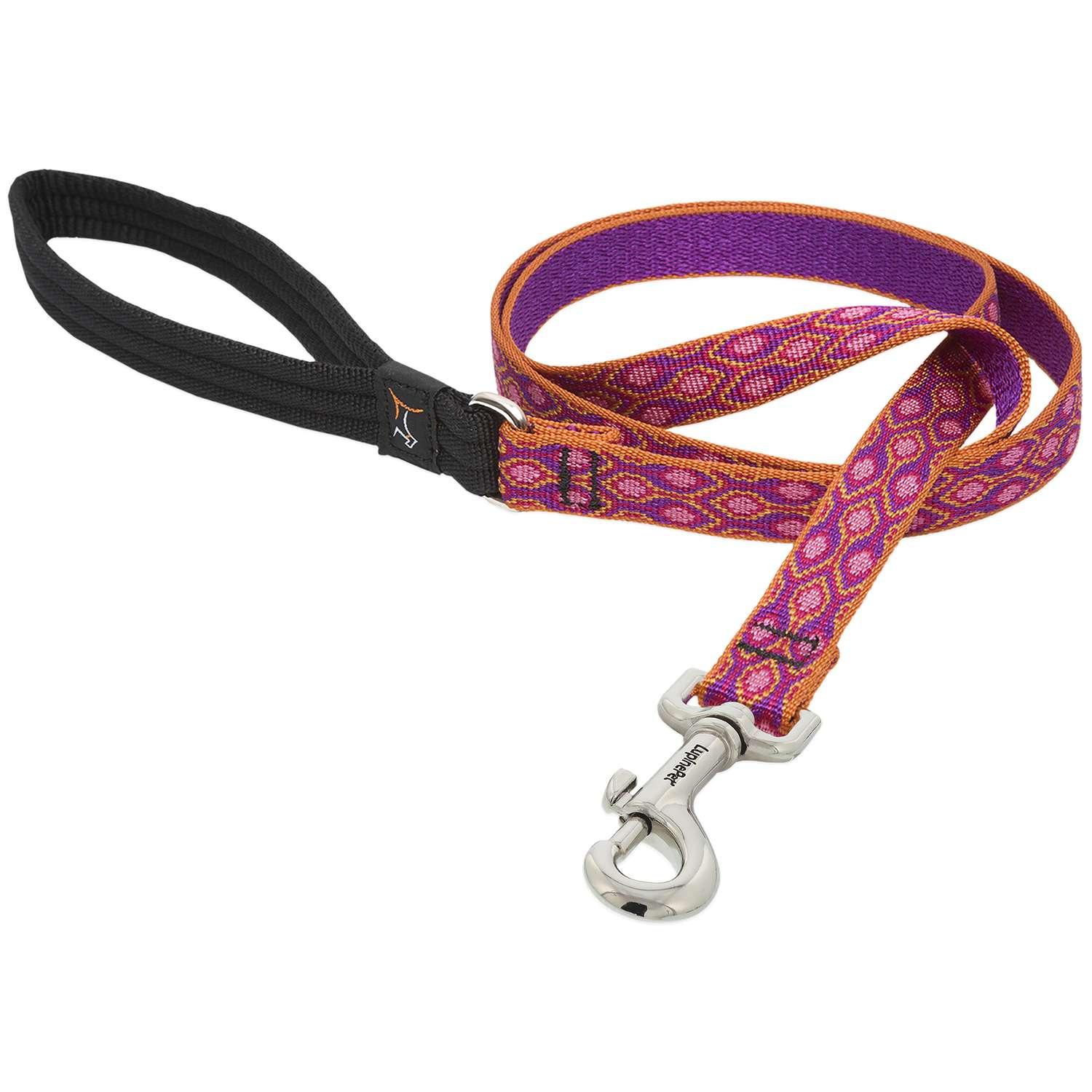 Lupine Pet Original Designs Multicolor Alpen Glow Nylon Dog Leash Ace
