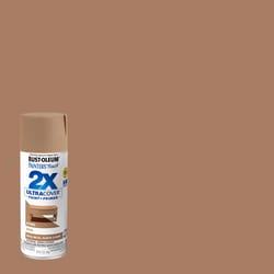Rust-Oleum Painter's Touch 2X Ultra Cover Satin Nutmeg Paint+Primer Spray Paint 12 oz