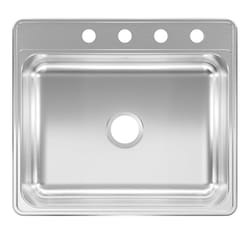 Kindred Creemore Stainless Steel Top Mount 25 in. W X 22 in. L Single Bowl Kitchen Sink