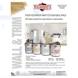 Richard's Paint Rich Classic Satin Accent Base Interior/Exterior Paint Exterior and Interior 1 gal