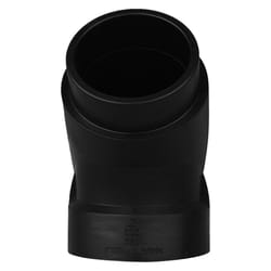 Charlotte Pipe 2 in. Hub X 2 in. D Spigot ABS 45 Degree Elbow