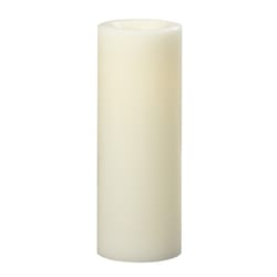 Sterno Home Cream No Scent Premier Pillar Candle