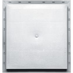 Builders Edge 2 in. H X 19 in. W X 18 in. L Prefinished White Vinyl Mounting Block