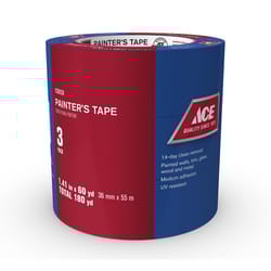 ACE 1.41 in. W X 60 yd L Blue Medium Strength Painter's Tape 3 pk