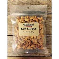 Durhams Zesty Cashews 6 oz Bagged