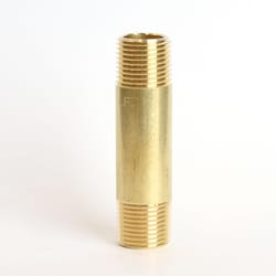 ATC 3/8 in. MPT X 3/8 in. D MPT Yellow Brass Nipple 2-1/2 in. L